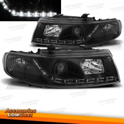 FAROIS COM LUZ DIURNA / SEAT TOLEDO / LEON / 99-04 FUNDO PRETO