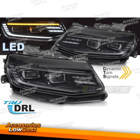 FARÓIS LED DRL PARA CHEVROLET CAMARO 16-18