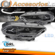 FARÓIS LED PRETOS PARA FORD MUSTANG 18-21