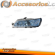 FAROIS COM LUZ DIURNA LED / PEUGEOT 306 / 97-00 FUNDO CROMADO