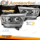 FARÓIS LED PARA DODGE RAM 19-22 CHROME TUBE LIGHT