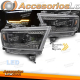 FARÓIS LED PARA DODGE RAM 19-22 CHROME TUBE LIGHT