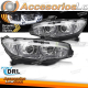 FARÓIS CROMADOS DRL SEQ PARA HONDA CIVIC X 16-21