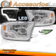 FARÓIS PARA DODGE RAM 09-18 CHROME LED