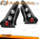 FAROLINS TRASEIROS TIPO LEXUS / CITROEN C4 3PORTAS / 04-09 PRETO