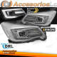 FARÓIS XENON EM TUBO DE LUZ DRL CROMADO PARA SUBARU FORESTER IV 13-18