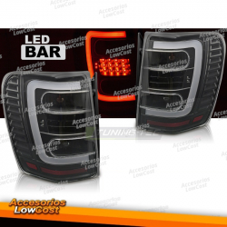 FARÓIS JEEP GRAND CHEROKEE 99-05.05 LED PRETO