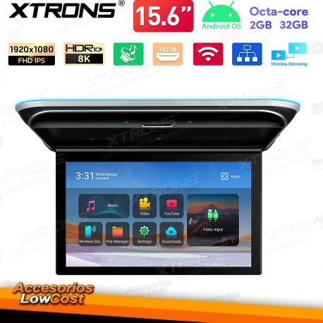 PANTALLA TECHO  15.6 pulgadas Octa-core Android  PARA COCHE