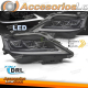 FAROS DELANTEROS LEXUS RX 12-15 LED NEGRO