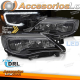 FAROS DELANTEROS LED NEGROS PARA SUBARU WRX 08-14