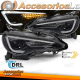 FAROS DELANTEROS PARA TOYOTA GT86 12-21 TUBO LED NEGRO