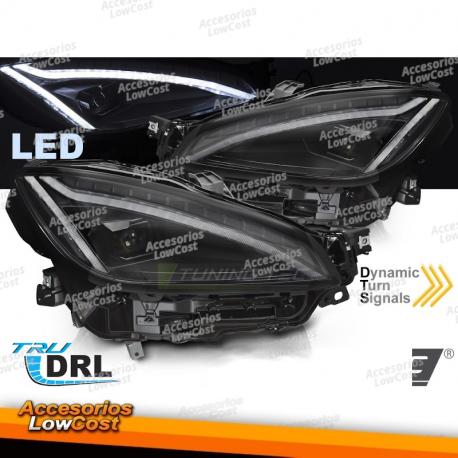 FAROS DELANTEROS PARA TOYOTA GR86 21- LED NEGRO