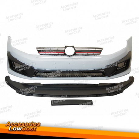 Pára-choques Dianteiro Volkswagen Golf 7 3/5P look R400 ABS