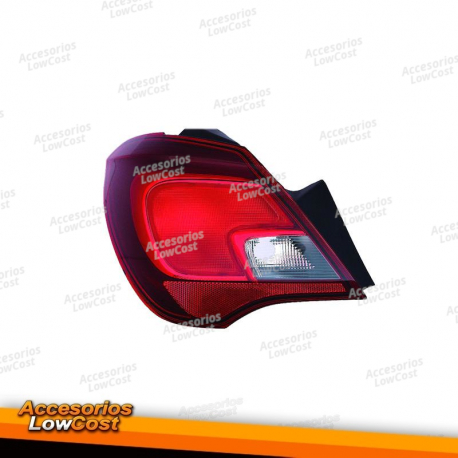 FAROL TRASEIRO ESQUERDA OPEL CORSA E 3P (14-19)