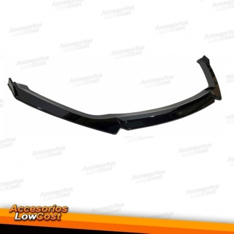 Spoiler Delantero Seat Leon 2013-2020 Negro Brillante