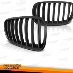 REJILLAS BMW X5 E70 (07-10) Y X6 (08-). COLOR NEGRO