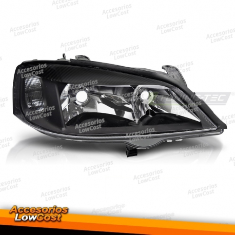 FAROS NEGROS LADO DERECHO TYC PARA OPEL ASTRA G 97-04