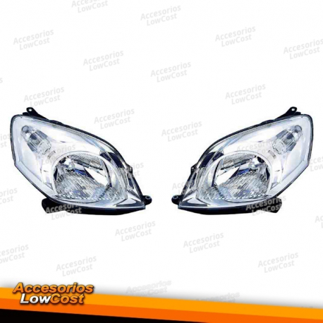 FAROS DELANTEROS CITROEN NEMO (08-),FIAT FIORINO (08-), QUBO (08-), PEUGEOT BIPPER (08-)