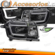 FAROS DELANTEROS PARA CHEVROLET CAMARO 09-13 TUBO NEGRO