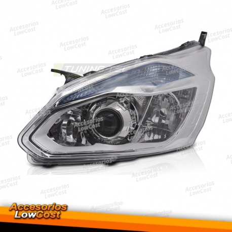 FAROL LADO ESQUERDO TYC PARA FORD TRANSIT TOURNEO CUSTOM I 12-18