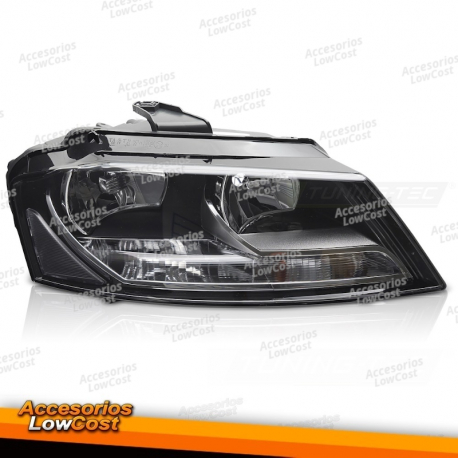 FARO DELANTERO NEGRO LADO DERECHO TYC PARA AUDI A3 8P 08-12