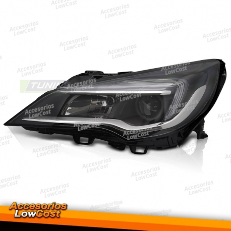 FAROL PRETO LADO ESQUERDO TYC PARA OPEL ASTRA K 15-19