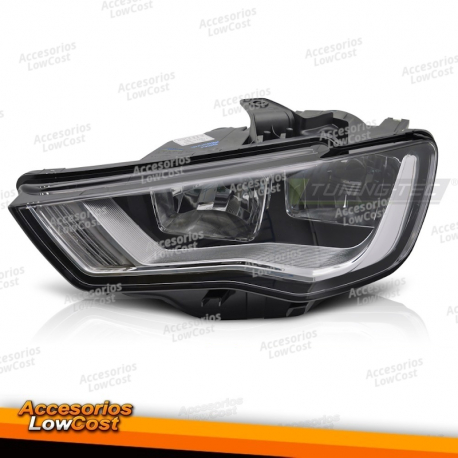 FARO DELANTERO NEGRO LADO IZQUIERDO TYC PARA AUDI A3 8V 12-16