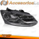 FARO DELANTERO LADO DERECHO NEGRO TYC PARA VW POLO 6R 14-17