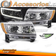 FARÓIS PARA CHRYSLER JEEP GRAND CHEROKEE 11-13 LUZ DE TUBO CROMADO