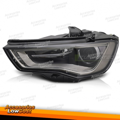 FAROL XENON LADO ESQUERDO TYC FUMADO PARA AUDI A3 8V 12-16