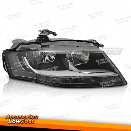 FARO DELANTERO NEGRO LADO DERECHO TYC PARA AUDI A4 B8 08-11