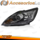 FAROL XENON LADO ESQUERDO PRETO TYC PARA FORD FOCUS MK2 08-10