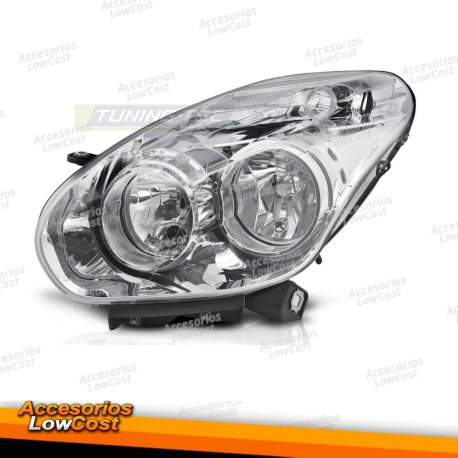 FAROL DIANTEIRO LADO ESQUERDO TYC PARA FIAT DOBLO 10-14 OPEL COMBO 12-18