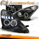 FAROS DELANTEROS PARA TOYOTA CELICA T230 99-05 OJOS DE ANGEL NEGROS