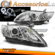 FAROS DELANTEROS PARA TOYOTA CAMRY 6 XV40 06-09 OJOS DE ANGEL CROMADOS