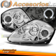 FARÓIS PARA MITSUBISHI ECLIPSE D50 00-05 CROMADO ANGEL EYES