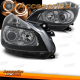 FAROS OJOS DE ANGEL  CLIO 3  05+++.CRISTAL CLARO-NEGRO.