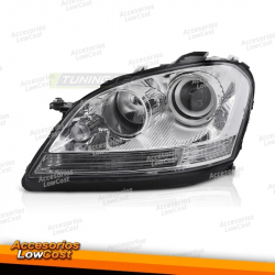 FAROL TYC CROMADO LADO ESQUERDO PARA MERCEDES W164 05-08