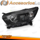 FAROL DIANTEIRO PRETO LADO ESQUERDO TYC PARA RENAULT CAPTUR I 13-17