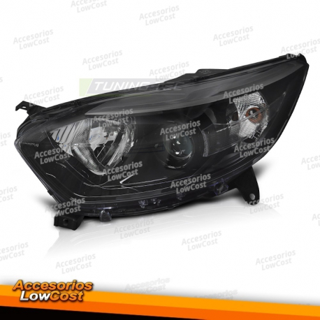 FAROL DIANTEIRO PRETO LADO ESQUERDO TYC PARA RENAULT CAPTUR I 13-17