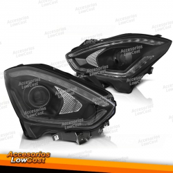 FARÓIS PARA SUZUKI SWIFT VI 17-TUBE SEQ PRETO LIGHT