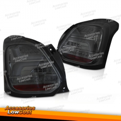 FAROS TRASEROS PARA SUZUKI SWIFT VI 17- SEQ LED AHUMADO