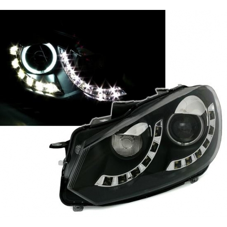 FAROIS LUZ DIURNA ANGEL EYES VW GOLF VI 6 08